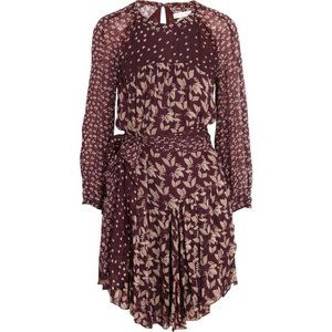 Isabel Marant Prewitt Leaf-Print Georgette Dress